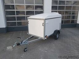 New Closed box trailer Kofferanhänger mit Deckel 100kmH 202cm hoch: picture 18