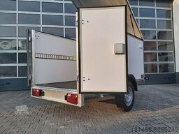 New Closed box trailer Kofferanhänger mit Deckel 100kmH 202cm hoch: picture 20