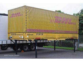 Container transporter/ Swap body trailer Kögel EN 74, BDF-Wechselpritsche 7,45m,Bordwänd+Plane: picture 1