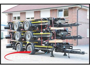 New Container transporter/ Swap body trailer Kögel ZW 18  Midi Tandem, 1.080 mm Fahrhöhe NEUFAHRZEU: picture 1