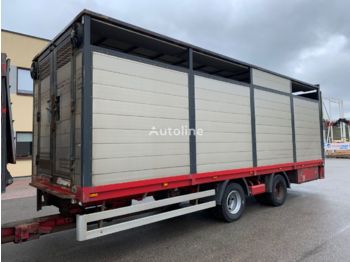 Livestock trailer KRONE 2-axel + LIFT