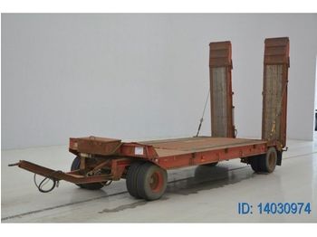 GHEYSEN & VERPOORT LOW BED 2 AXLES  - Low loader trailer