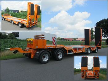 Low loader trailer HRD 4-Achs Maschinentieflader Anhänger