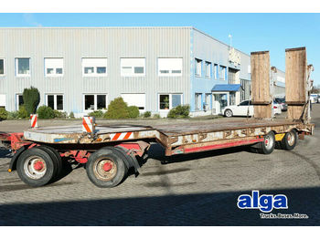 Low loader trailer Müller-Mitteltal T 40, Hydr.-Rampen, verbreiterbar, BPW