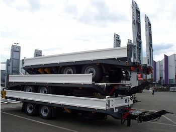 Saxas Maschinentransporter / Tieflader - Low loader trailer