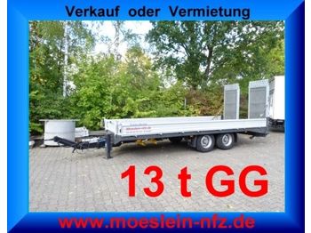 Low loader trailer Möslein 13 t GG Tandemtieflader mit Breiten Rampen: picture 1