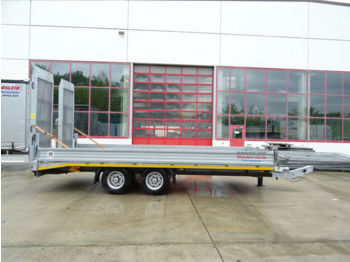 Low loader trailer Möslein TTS 13 Schwebheim 13 t Tandemtieflader mit breit: picture 1