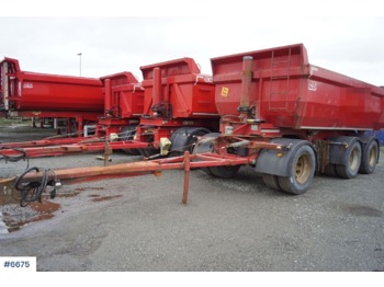 Tipper trailer Norslep Annet SL-28T 3 axle (1+2) Tipper trailer with good tires: picture 1