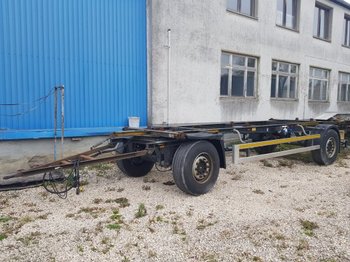 Container transporter/ Swap body trailer Schmitz AWF18 BDF-Lafette, Mietkauf möglich: picture 1