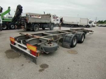 Container transporter/ Swap body trailer Schmitz Tandem Lafette ZWF 18: picture 1
