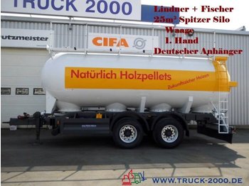 Tanker trailer for transportation of silos Spitzer Spitzer 25m³ Silo für Pellets Staub-Riesel-Waage: picture 1