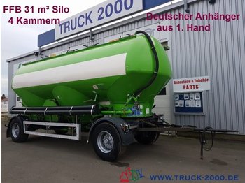 Feldbinder HEUT31.2 31m³ 4 Kammer Silo Staub-Riesel Güter - Tanker trailer