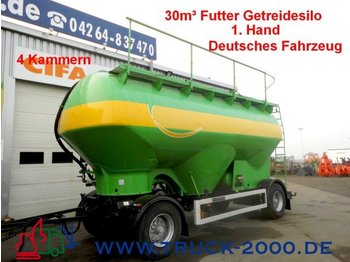 Feldbinder HEUT 30m³ Futter-Getreide-Silo 4 Kammern 1.Hand - Tanker trailer