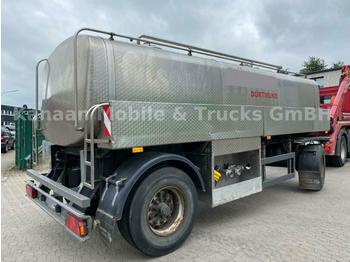 Langfeld LTA 18  MILCH/Wasser Tank Edelstahl  - Tanker trailer