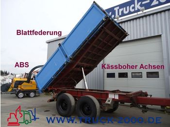 SETRA/KAESSBOHRER 18t. Tandem Alu 3 Seiten Kipper ABS TÜV-12/2013 - Tipper trailer