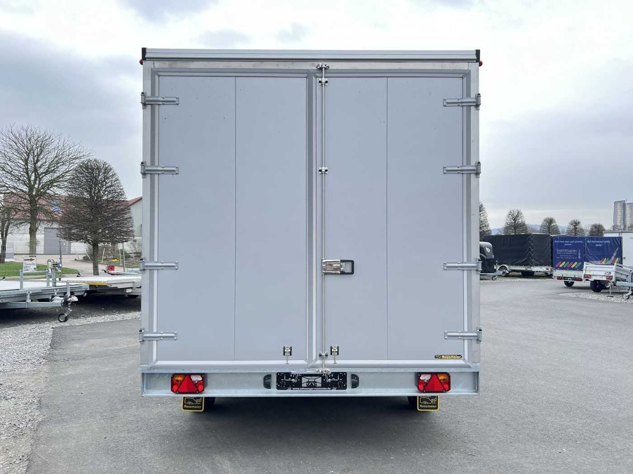 New Closed box trailer VEZEKO HK F 35.6 Drehschemel Kofferanhänger: picture 16