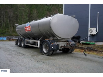 Tanker trailer for transportation of milk VMTARM 4 chamber Tank trailer - Milk trailer: picture 1