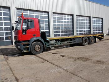 Dropside/ Flatbed truck 2006 Iveco 6x2 Beavertail Plant Lorry, Winch, Cheese Wedge Ramps: picture 1