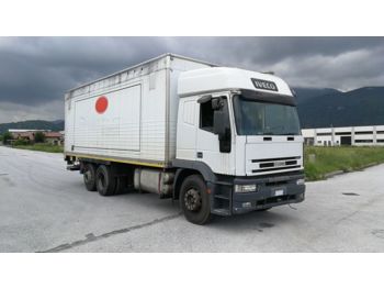 Box truck IVECO Eurostar 240E38 Motrice Furgonata + SPONDA