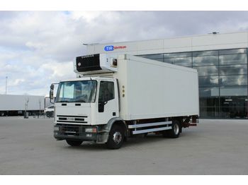 Box truck Iveco EUROCARGO ML 150E23 P, HYDRAULIC LIFT, CARRIER