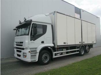 Box truck Iveco STRALIS 450 6X2 SIDE OPENING MANUAL ZF