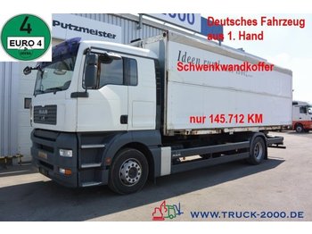 Box truck MAN TGA 18.360 LL Koffer 1.Hd 5-Sitze Schaltgetriebe