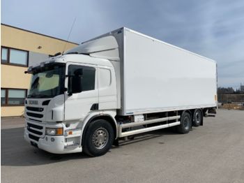 Box truck SCANIA P400 6x2 FULL AIR+BOX HEATING