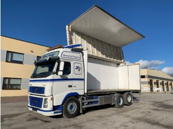 Box truck VOLVO FH16.660 6X2 SIDE OPENING+RETARDER+HYDRAULICS