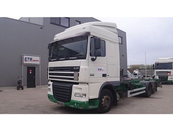 Cab chassis truck DAF 105 XF 410 Space Cab (6X2 / 8 TIRES / MANUAL GEARBOX / 8 ROUES / BOITE MANUELLE)