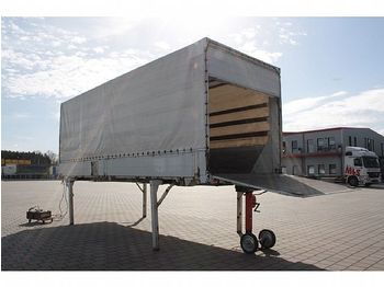Container transporter/ swap body truck BDF-Wechselbrücke mit Ladebordwand