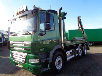 Container transporter/ swap body truck DAF CF85.410 + Manual + Euro 5 + pto