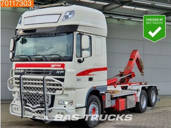 Container transporter/ swap body truck DAF XF105 510 6X2 Intarder Manual Xenon Euro 5