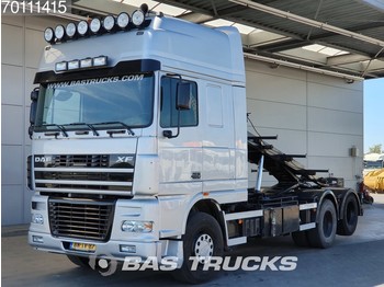Container transporter/ swap body truck DAF XF95.530 SSC 6X2 NL-Truck Intarder Liftachse Euro 3