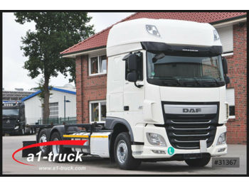 Container transporter/ swap body truck DAF XF 106.460 SSC, BDF, ZF-Intarder, Euro6