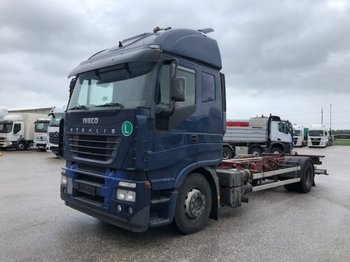 Container transporter/ swap body truck Iveco AS 190 BDF, Automatic , LBW