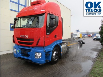 Container transporter/ swap body truck Iveco Stralis AS260S46Y/FPCM