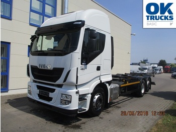 Container transporter/ swap body truck Iveco Stralis AS260S46Y/FPCM