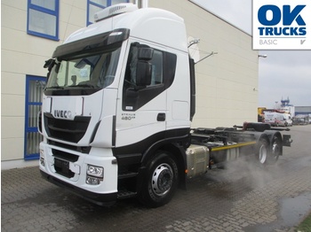 Container transporter/ swap body truck Iveco Stralis AS260S48Y/FPCM