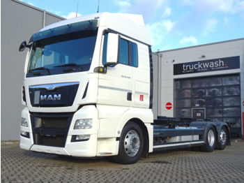 Container transporter/ swap body truck MAN TGX 26.440/Automatik /Euro 6/ASSE STERZANTE