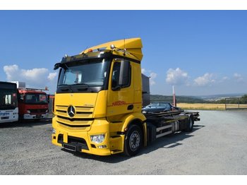 Container transporter/ swap body truck Mercedes-Benz 1840 /hydr. Hubrahmen/ Orginal 287 tkm** EURO 6