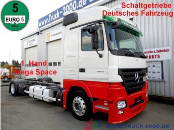 Container transporter/ swap body truck Mercedes-Benz 1841 Actros Mega Space *Schaltgetriebe* Deutsch