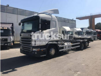 Container transporter/ swap body truck Scania G400 6X2*4