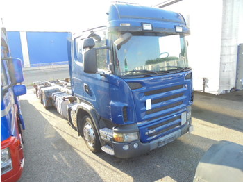 Container transporter/ swap body truck Scania R420LB 6X2