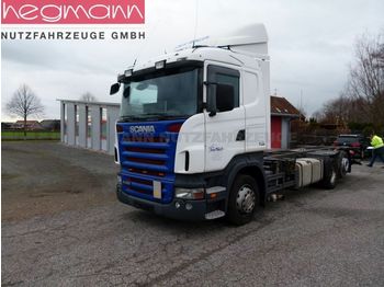 Container transporter/ swap body truck Scania R420 6x2, BDF, Retarder, deutsches Fahrzeug, LBW