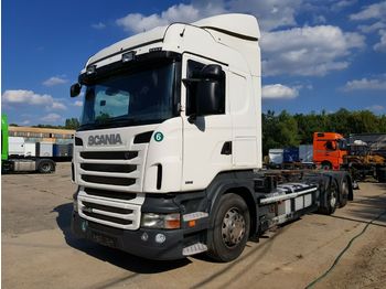 Container transporter/ swap body truck Scania R440 E6 retarder