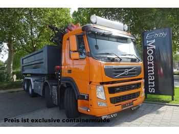 Container transporter/ swap body truck Volvo FM 370 Kran - Container 8x2