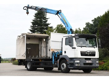 Crane truck MAN TGM 19.250 !!KRAN/PRITSCHE/LADEBORDWAND!!