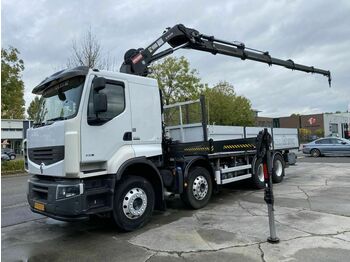 Crane truck Renault Premium Lander 430 DXI 8X4 + HIAB 244 EP-5 MET R