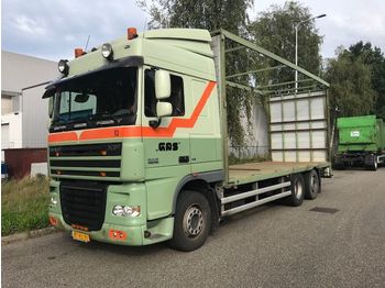 Curtainsider truck DAF FAN XF105 open laadbak