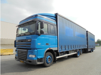 Curtainsider truck DAF FAR XF105.410